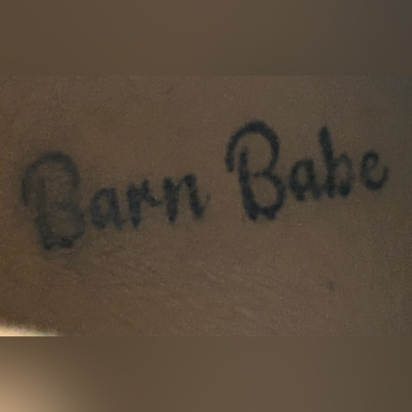 Barn Babe faux crocodile block chunky heel ankle boots women’s size 7.5 - Picture 3 of 12